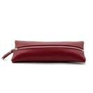 cuir plat rouge