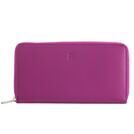 Portefeuille multicolore transversal fuchsia