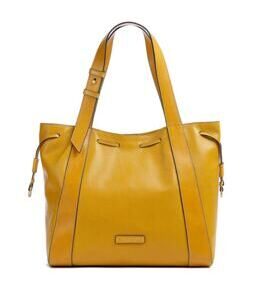 Carlotta - Shopper en cuir, jaune