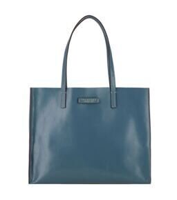 Mirra - Shopper en cuir, bleu