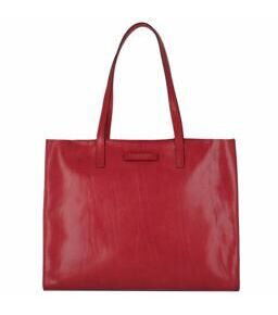 Mirra - Shopper en cuir, rouge