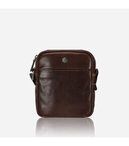 Kompakte Crossbody Organizer Tasche in Mocha