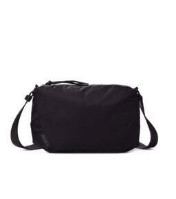 Sac à bandoulière de taille moyenne Puffy, noir