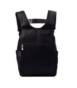 Sac à dos 3D antivol de taille moyenne, noir