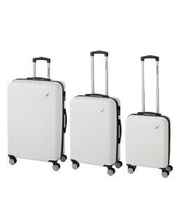 Kingston - Set de 3 valises blanc