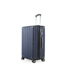 Q-Damm - Valise moyenne à coque dure bleu foncé