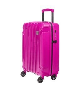 Tourist - Trolley bagage à main avec USB en fuchsia