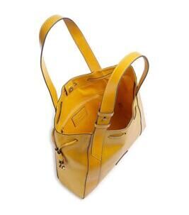 Carlotta - Shopper en cuir, jaune