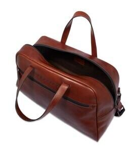 Damiano - Sac de sport en cuir, marron