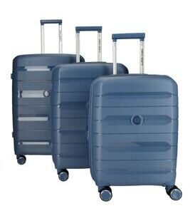 Montreal - 3er Suitcase set in Jeans Blau