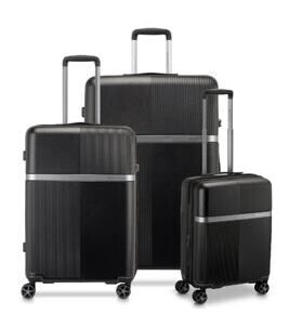 Airglam - Set de 3 trolleys en noir