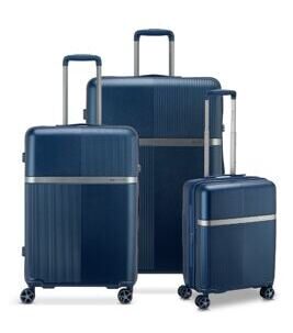 Airglam - 3er Trolley Set in Blau