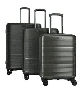 Toronto - 3er Suitcase set in Grau