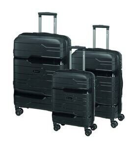 Memphis - Set de 3 valises noir