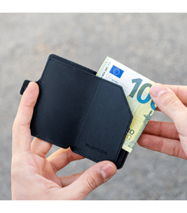 KLIK MINIMAL Slim Wallet Carbon 12er