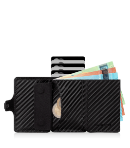 KLIK MAGNET Portefeuille Slim Carbon 12er