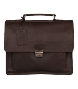 Vintage Scott Briefcase 2-Comp Marron foncé