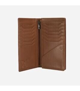 Oxford - Large Travel & Mobile Wallet in Tan