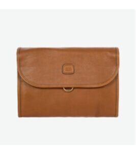 Life Pelle - Necessaire Trifold en cuir marron