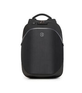 Tekniko LED - Sac à dos avec éclairage, powerbank et serrure TSA en noir