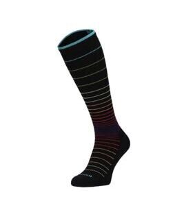 Chaussettes de compression Circulator pour femmes Noir-Multi M/L 39-43