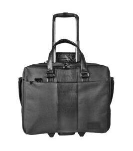 Business Trolley "Office Case" aus Canvas in Schwarz