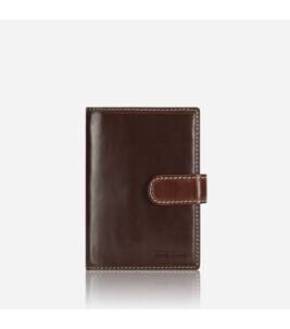 Leather Passport Wallet in Mocha