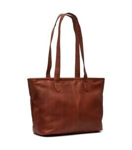 Monza - Shopper 14" cuir, Cognac