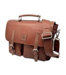 Messenger Business Bag in Cognac