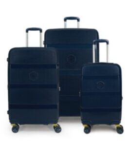 Zip2 Luggage - Jeu de 3 valises bleu foncé