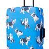 Housse de valise Bleue avec Chiens Petit (45-50 cm) 2