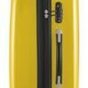 Alex, Valise rigide avec TSA surface brillante, jaune 3