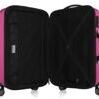 Alex, Valise rigide avec TSA surface brillante, magenta 2