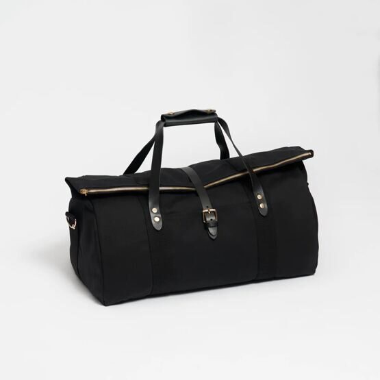 Sac de voyage pliable, noir nuit