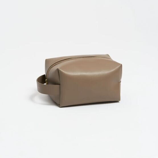 Sac de toilette classique S - Edition Oleatex, Mocha Brown