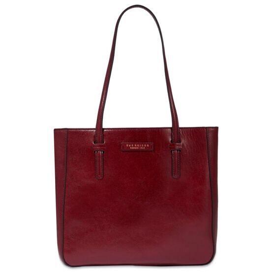 Diana - Shopper en cuir, rouge foncé