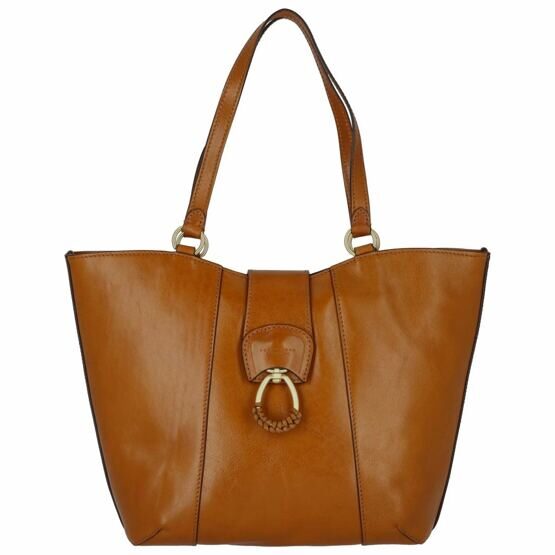 Erica - Shopper Leder, Cognac