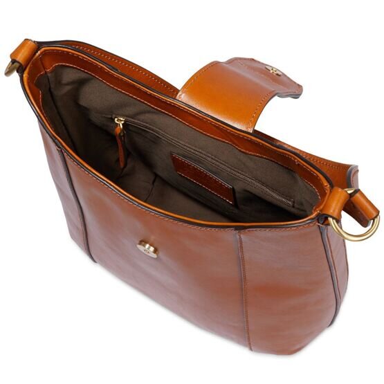 Erica - Sac hobo en cuir, cognac