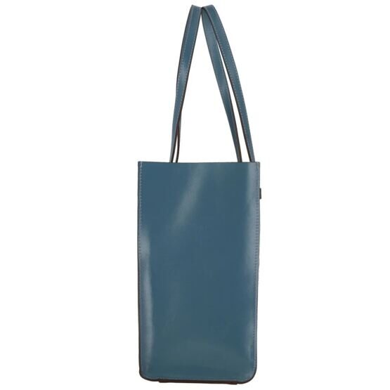 Mirra - Shopper en cuir, bleu