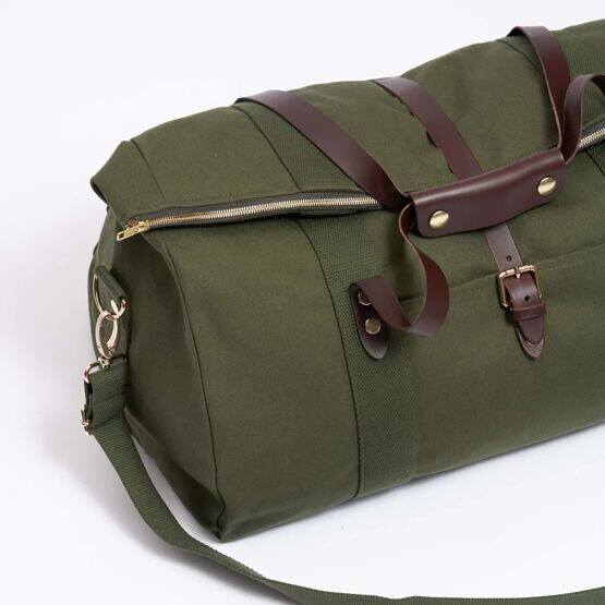 Sac de voyage pliable, olive foncé