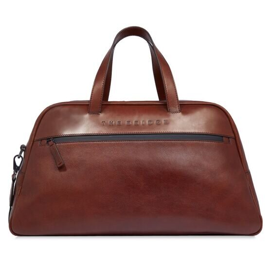 Damiano - Sac de sport en cuir, marron