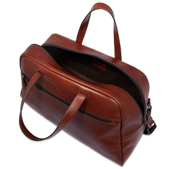 Damiano - Sac de sport en cuir, marron