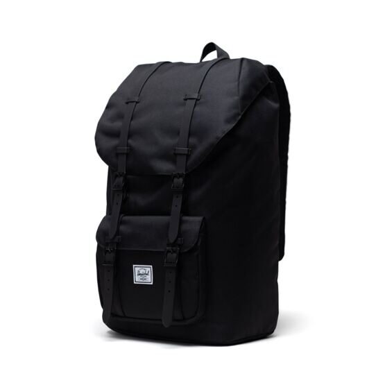 Little America - Sac à dos 25L en noir/caoutchouc noir