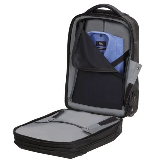 Litepoint Sac à dos à roulettes pour ordinateur portable 17&quot; noir