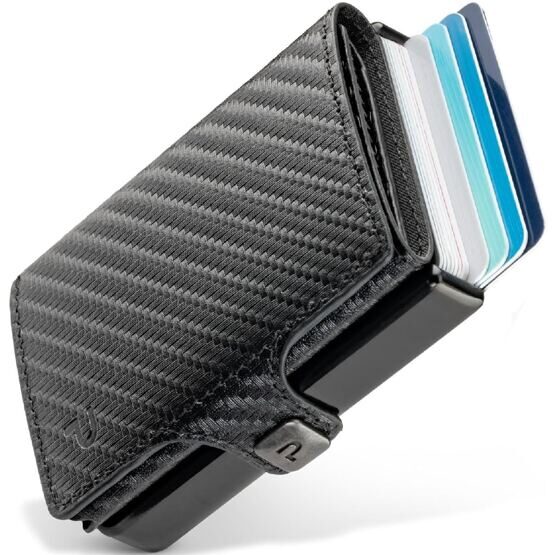 KLIK MAGNET Portefeuille Slim Carbon 12er