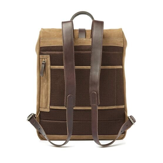 Nubuck Rucksack 15.6&quot; in Taupe