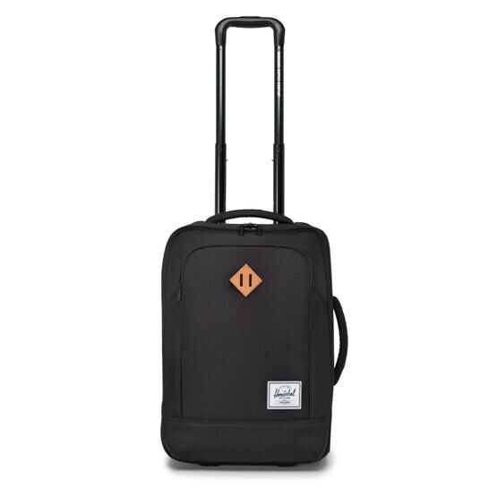 Heritage - Softshell Large Carry On Trolley in Schwarz