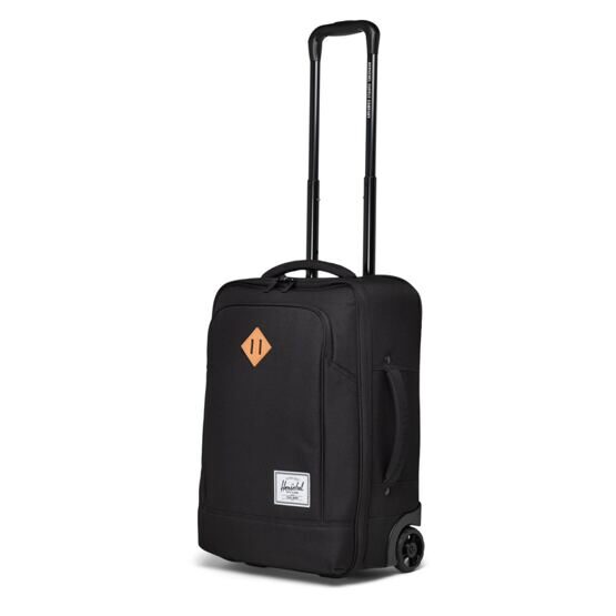 Heritage - Softshell Large Carry On Trolley in Schwarz