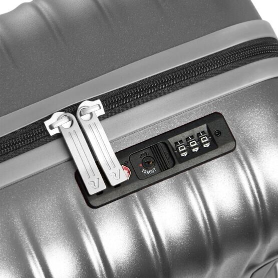 Wave - Trolley Bagage à main Carry-On 55cm, Argent