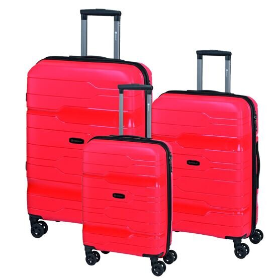 Memphis - 3er Set de valises Rot